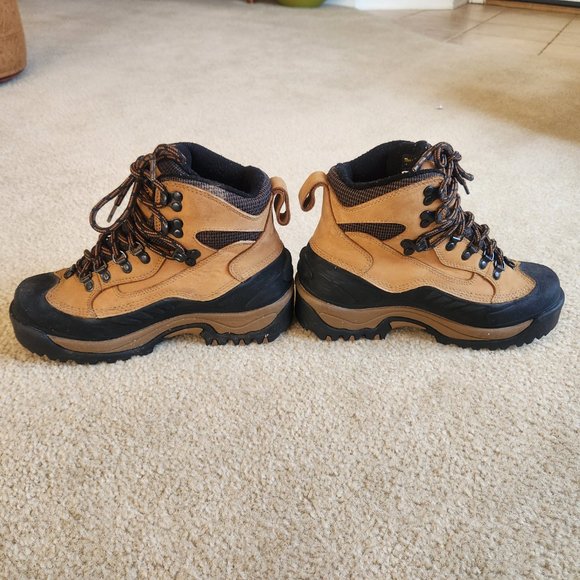 Vasque Arctic Brown Insulated Hiking Leather Snow Boots Winter - Picture 6 of 10